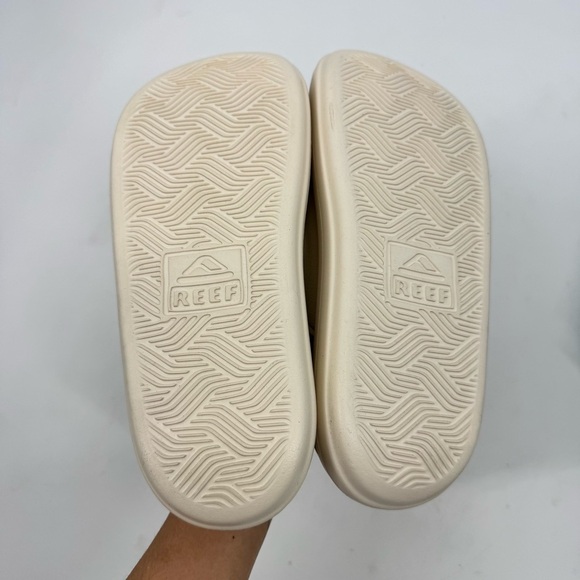 NWT Reef Cushion Bondi 2 Bar Platform Sandals in Vintage/Oasis - Picture 7 of 7